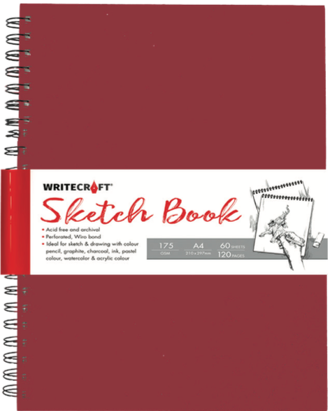 Sketch Book A-4 | Wiro Series | Ideal for Sketching & Drawing