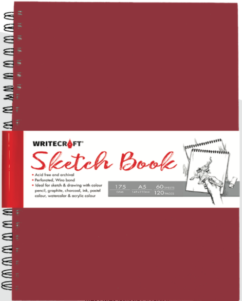 Sketch Book A-5 | Wiro Series | Ideal for Sketching & Drawing