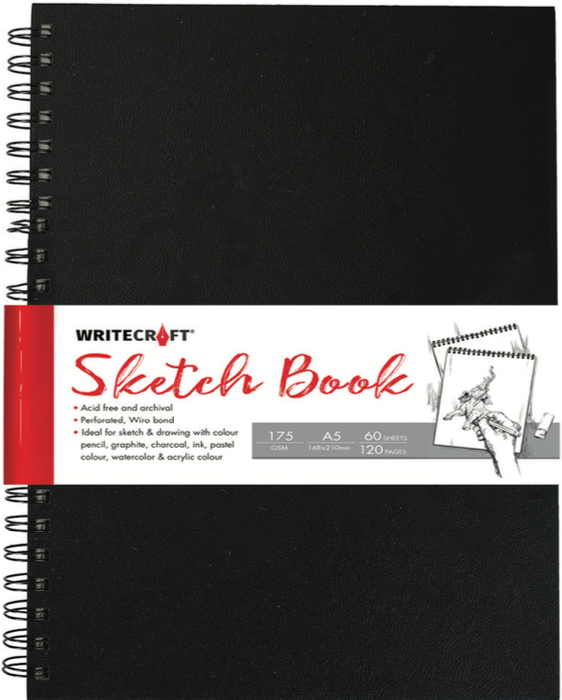 Sketch Book A-5 | Wiro Series | Ideal for Sketching & Drawing