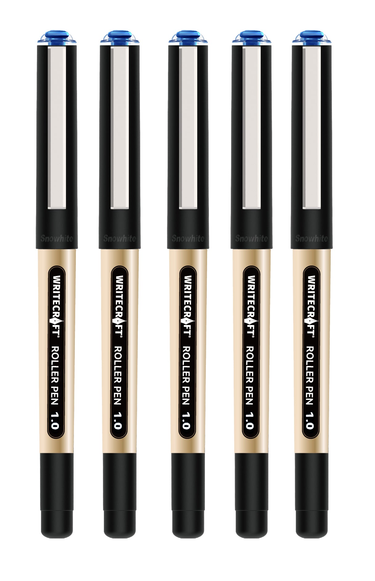 Roller Ball Pen - Waterproof Quick Dry Ink - Suitable for School, Office & Home