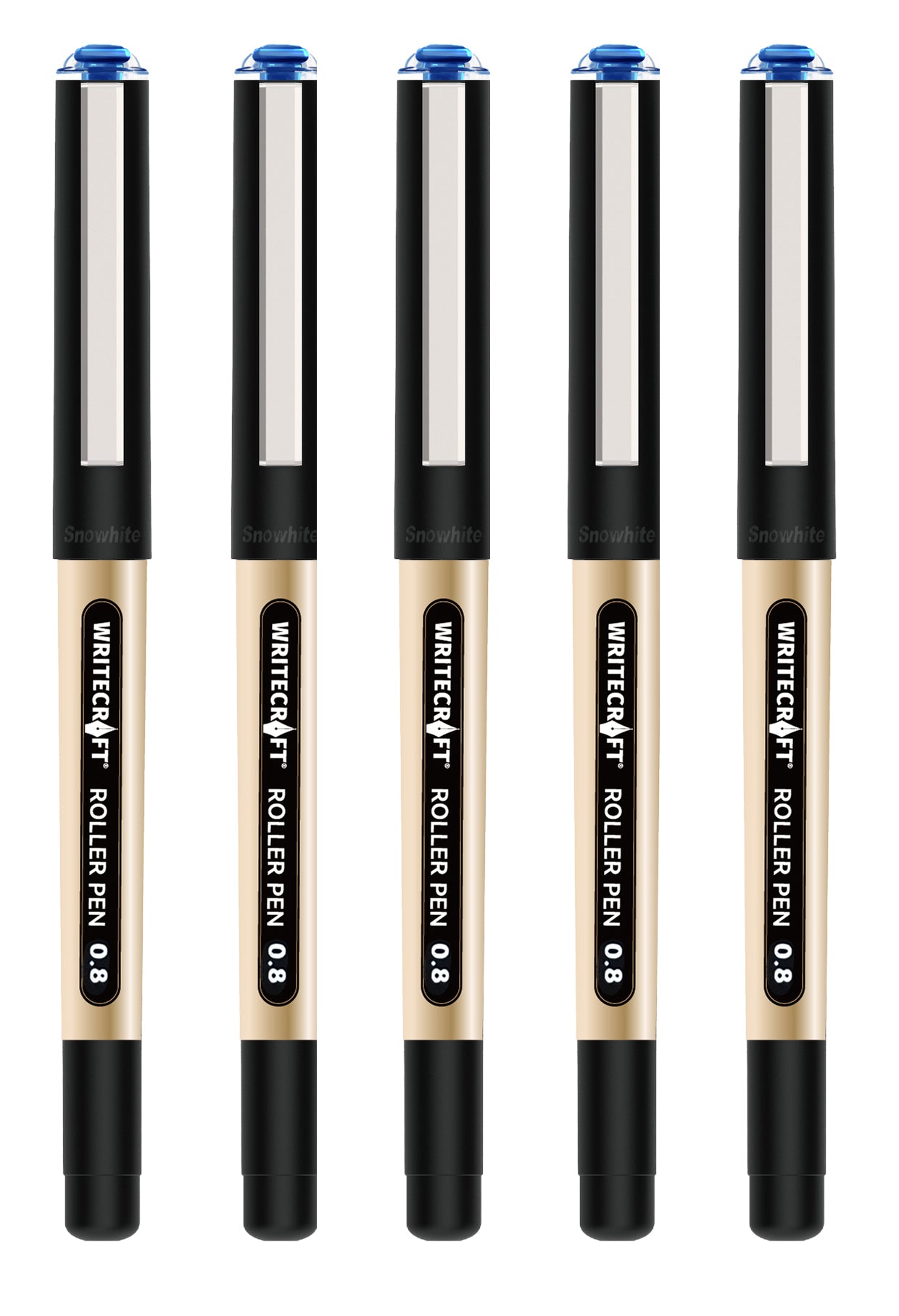 Roller Ball Pen - Waterproof Quick Dry Ink - Suitable for School, Office & Home