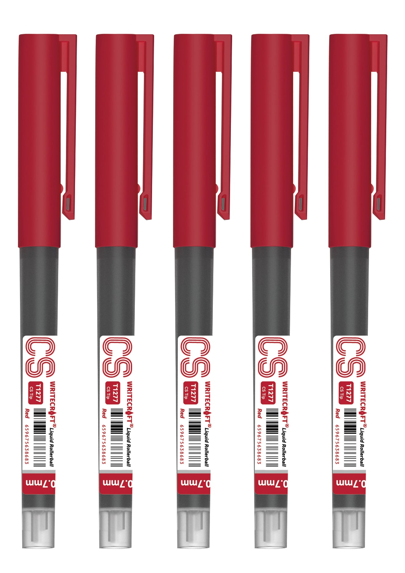 CS T1277 Liquid Roller Ball Pen 0.7 mm - Waterproof Quick Dry Ink