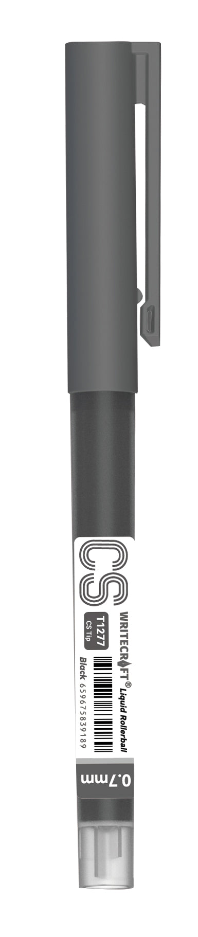 CS T1277 Liquid Roller Ball Pen 0.7 mm - Waterproof Quick Dry Ink