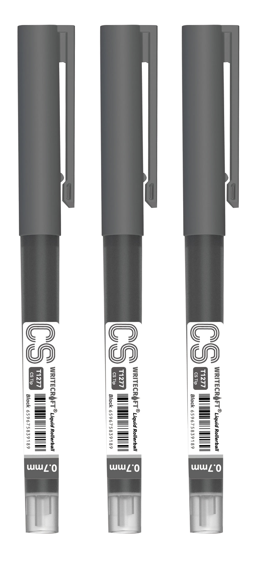 CS T1277 Liquid Roller Ball Pen 0.7 mm - Waterproof Quick Dry Ink