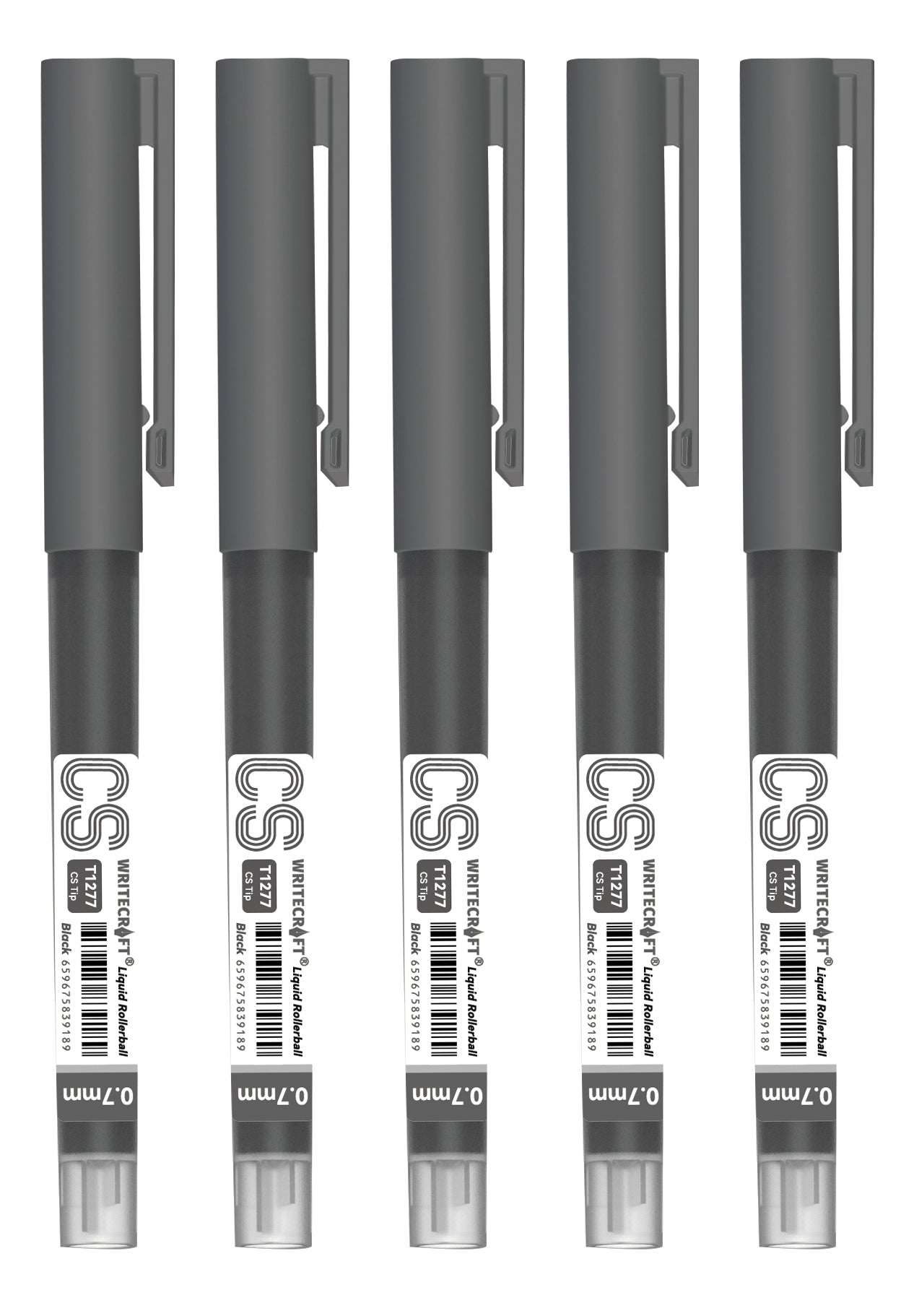 CS T1277 Liquid Roller Ball Pen 0.7 mm - Waterproof Quick Dry Ink