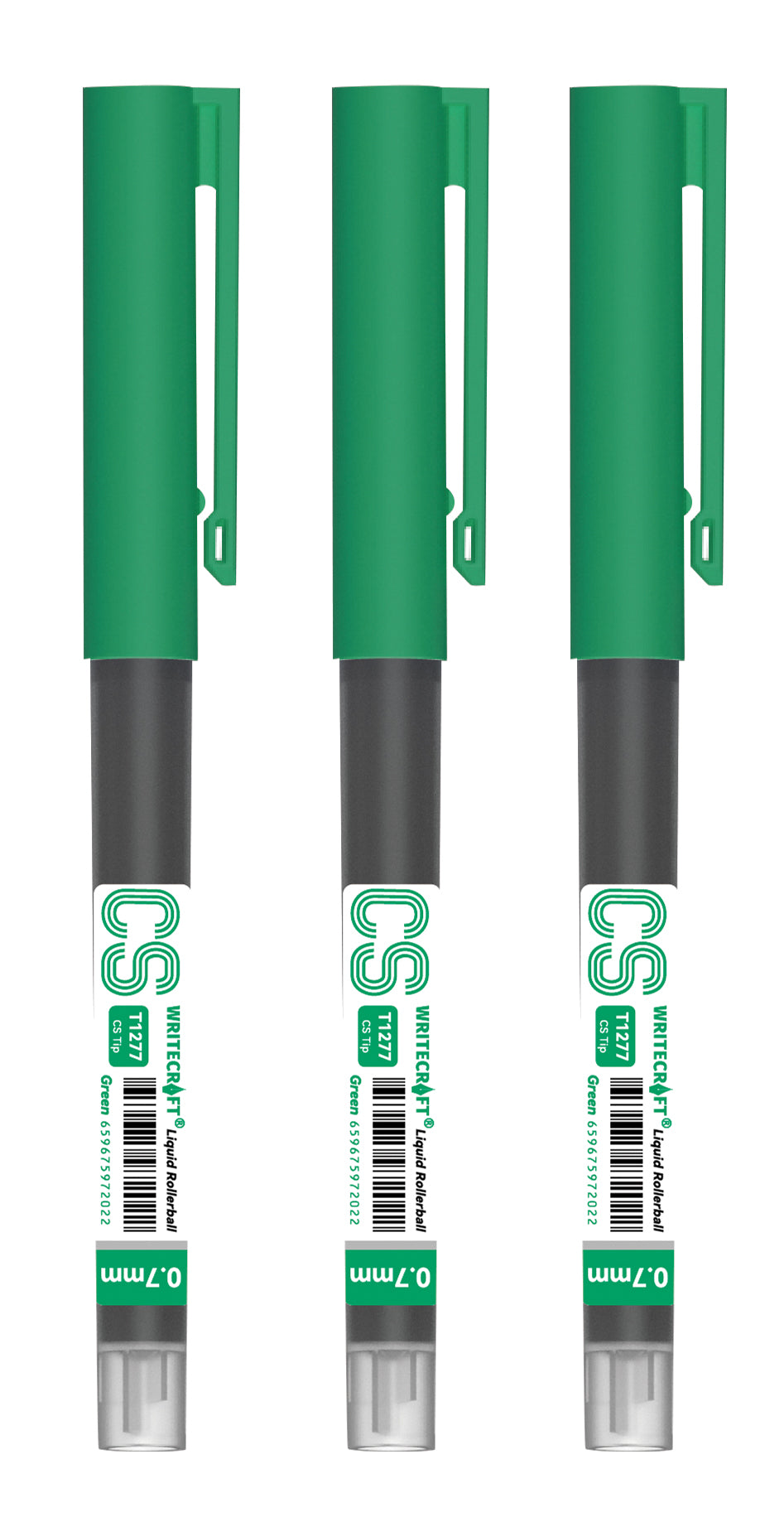 CS T1277 Liquid Roller Ball Pen 0.7 mm - Waterproof Quick Dry Ink