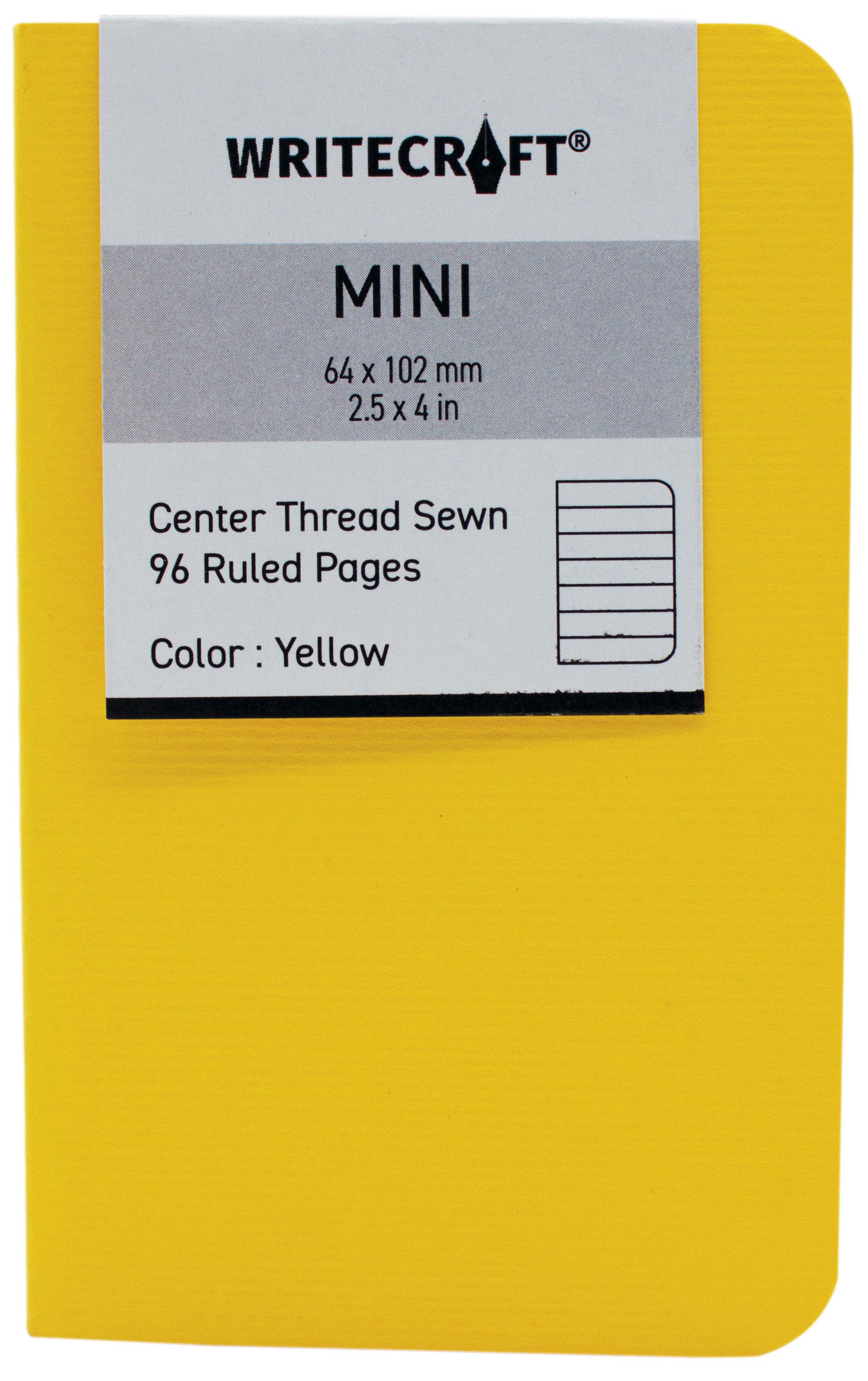Mini Pocket Notebook | Centre Thread Sewn | Pack of 2