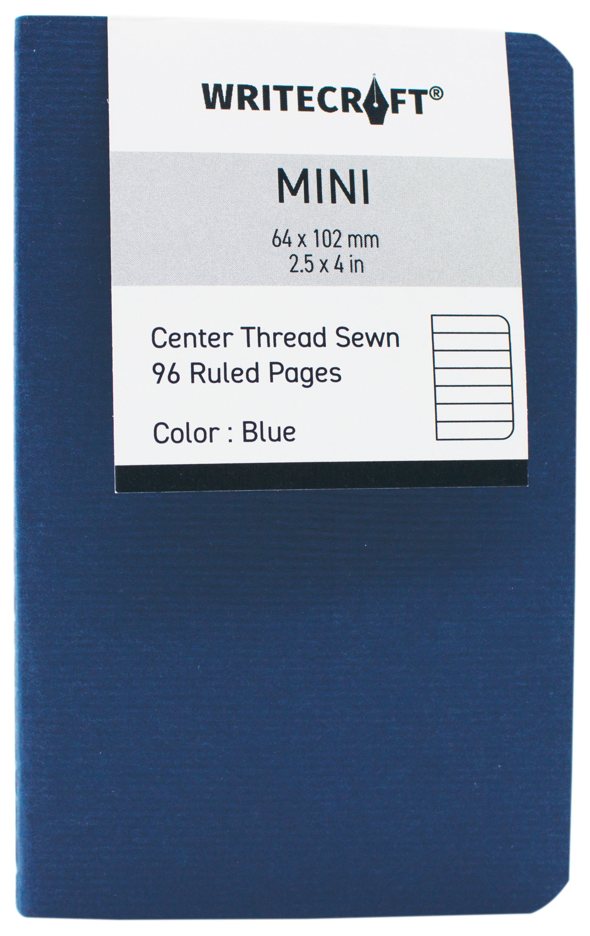 Mini Pocket Notebook | Centre Thread Sewn | Pack of 2