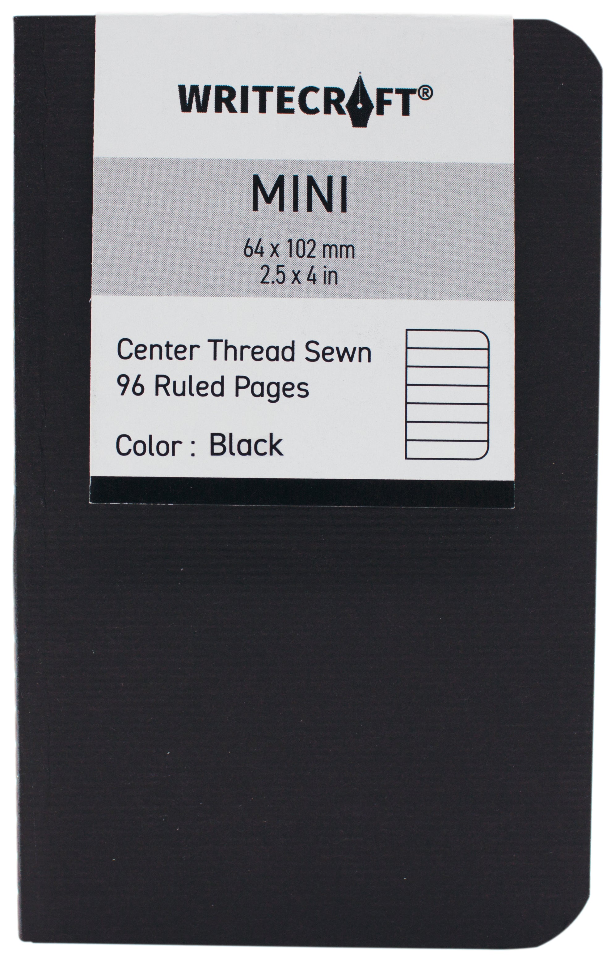 Mini Pocket Notebook | Centre Thread Sewn | Pack of 2