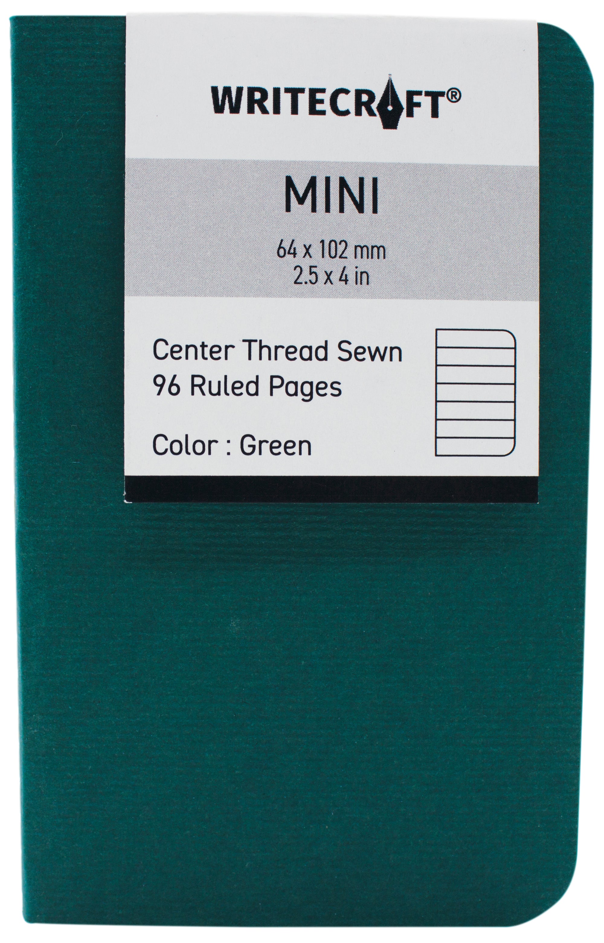 Mini Pocket Notebook | Centre Thread Sewn | Pack of 2