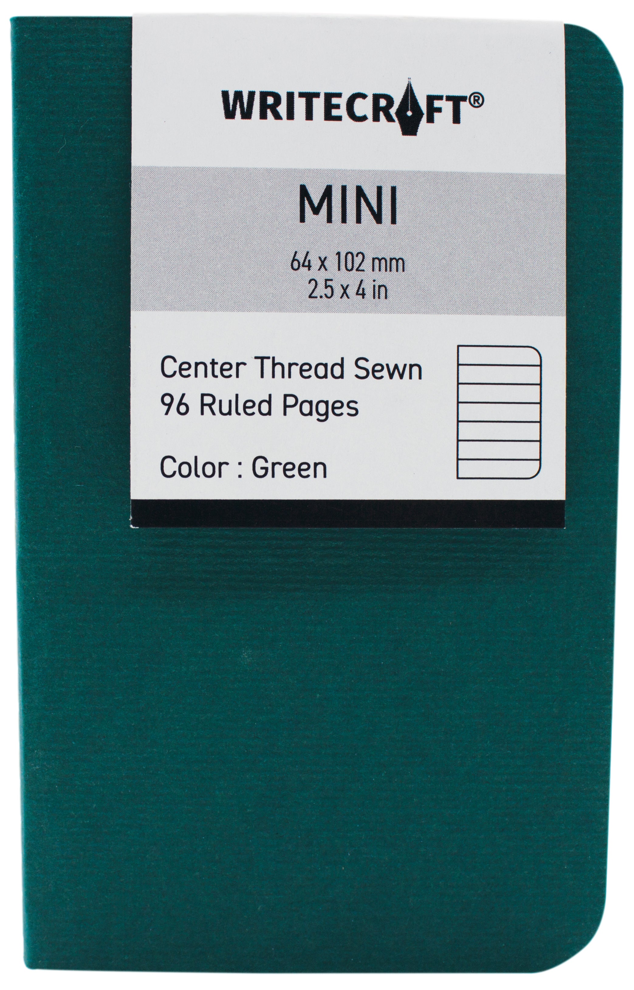 Mini Pocket Notebook | Centre Thread Sewn | Pack of 2