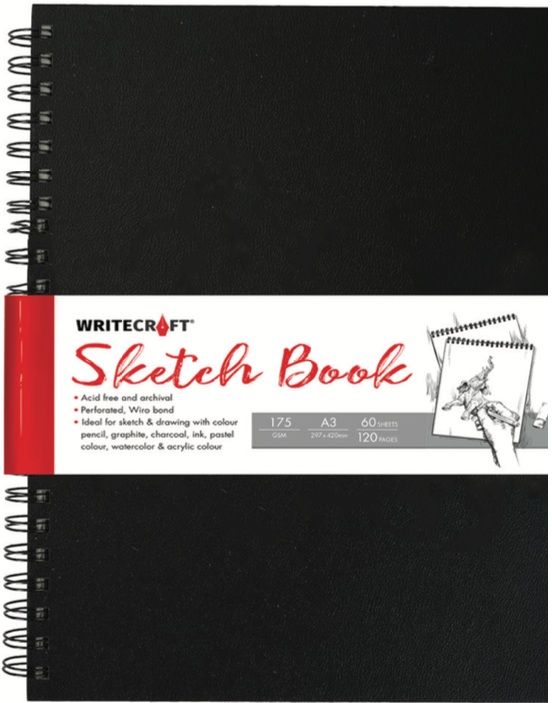 Sketch Book A-3 | Wiro Series | Ideal for Sketching & Drawing