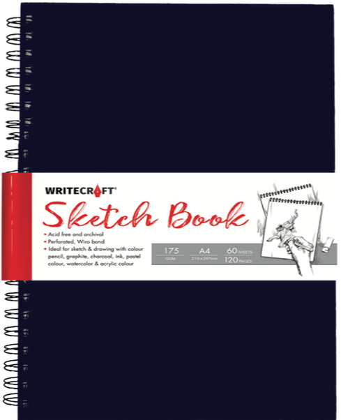 Sketch Book A-4 | Wiro Series | Ideal for Sketching & Drawing
