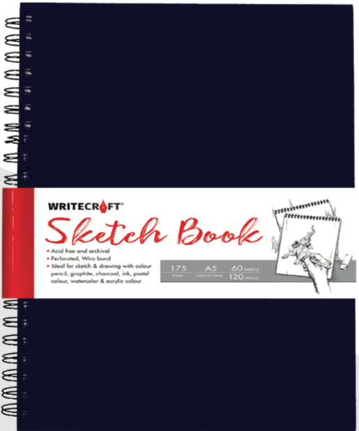 Sketch Book A-5 | Wiro Series | Ideal for Sketching & Drawing