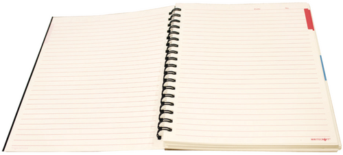 5 Subjects Ruled Notebooks Wiroound - 7 x 9.75in