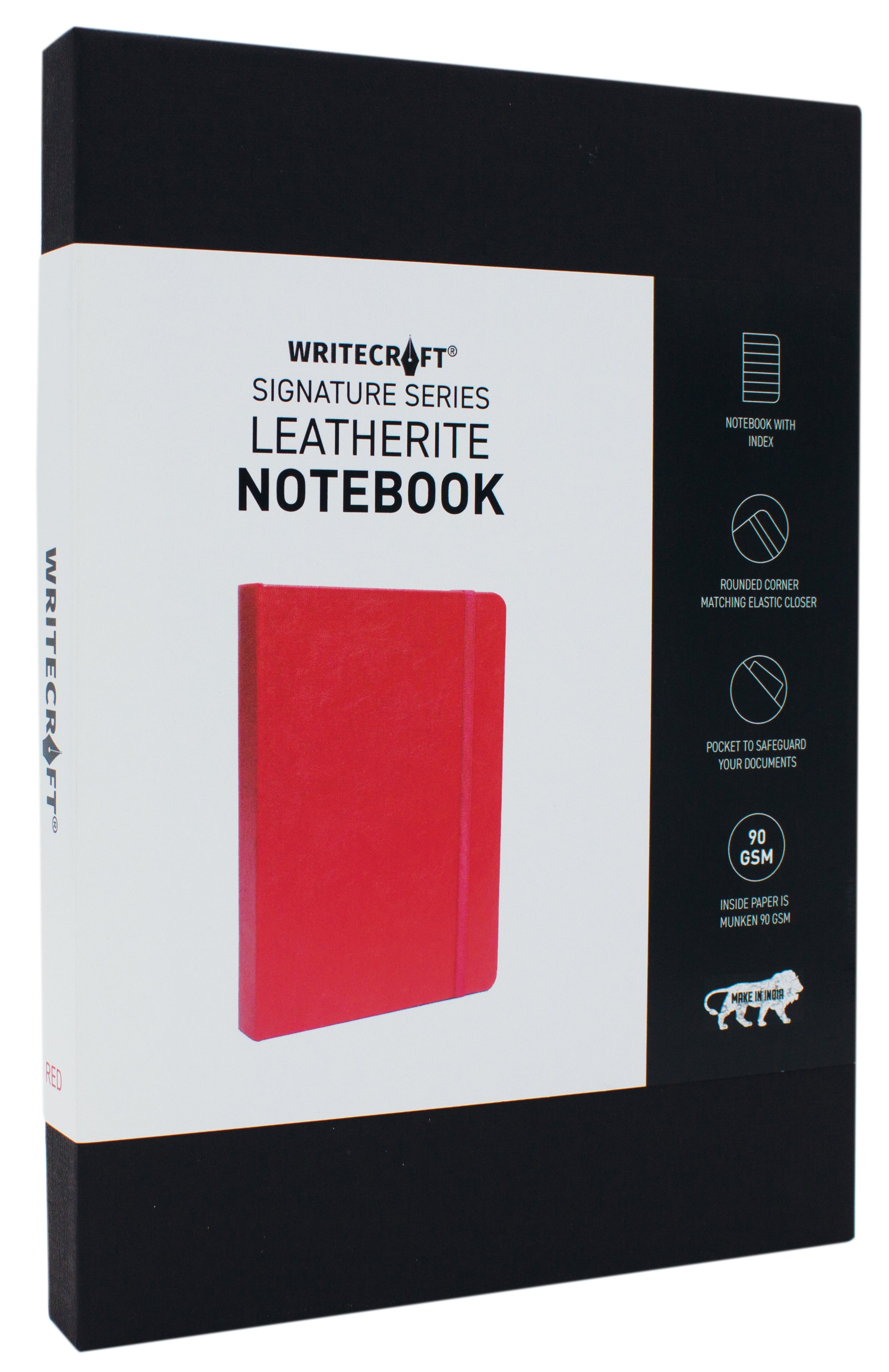 Signature Series NoteBook | A5 Leatherite Notebook | Notebook for Gifting | Office & Stationery Notebook | Leatherite Cover